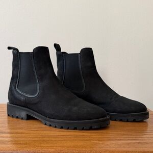 Thursday Boot Company Black Suede Chelsea Boots
